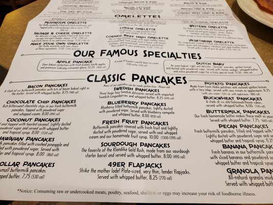 Menu photo 8 The Original Pancake House Cincinnati, OH Menu photo 8 The Original Pancake House Cincinnati, OH
