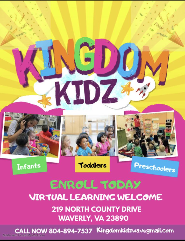Kingdom Kidz Learning Center - childcare center in Waverly, VA