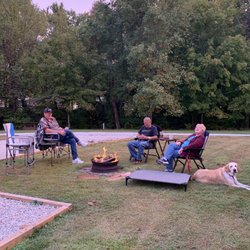 Outpost R V Park & Campground - Camp fire ring