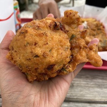 Dune Brothers - Clam Cake (for size) - New American Near Me - Providence, Rhode Island Dune Brothers - Clam Cake (for size) - New American Near Me - Providence, Rhode Island
