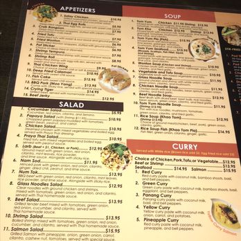 Praya Thai - Menu - Thai Near Me - Las Vegas, Nevada Praya Thai - Menu - Thai Near Me - Las Vegas, Nevada
