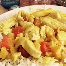 Revilo - Day of the week special. Curry chicken.