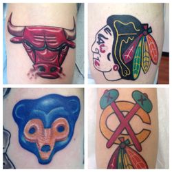Blind Creations Tattoos - Chicago logos