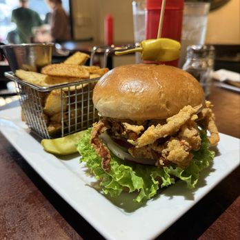 Hops Burger Bar - The Eastern Shore Sandwich - Burgers Near Me - Greensboro, North Carolina