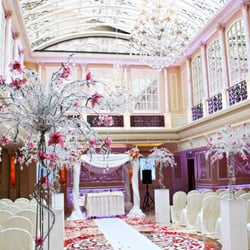 James Anthony Floral - Stunning ceremony room beautifully decorated with the center pieces provided by James Anthony Floral
