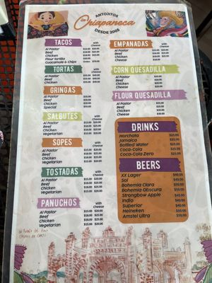 Menu photo 5 Antojitos La Chiapaneca Tulum, ROO Menu photo 5 Antojitos La Chiapaneca Tulum, ROO