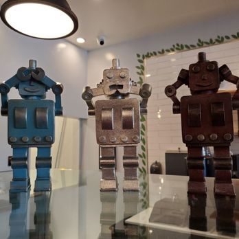 Coffee Nature - See, speak and hear no evil robots - Coffee & Tea Near Me - Costa Mesa, California