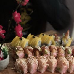 Chakara Sushi & Bar - Pink lady roll Mango dragon roll Lobster Tango Roll