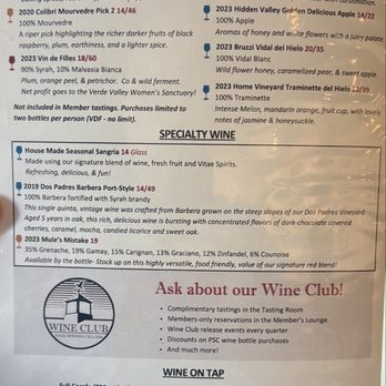 Page Springs Cellars - Menu - August 2025 - Massage Near Me - Cornville, Arizona Page Springs Cellars - Menu - August 2025 - Massage Near Me - Cornville, Arizona