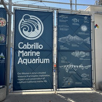 Cabrillo Marine Aquarium - Sign - Aquariums Near Me - San Pedro, California Cabrillo Marine Aquarium - Sign - Aquariums Near Me - San Pedro, California