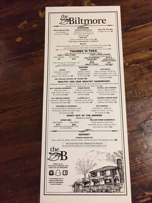 Menu photo 1 The Biltmore Grill Charlottesville, VA Menu photo 1 The Biltmore Grill Charlottesville, VA