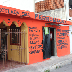 Ferromagna - Naranja para que no pase desapercibida.