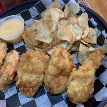 The Dirty Bird - Sycamore - Chicken Strips with house made chips - enjoyed the meal - Barbeque Near Me - Sycamore, Illinois The Dirty Bird - Sycamore - Chicken Strips with house made chips - enjoyed the meal - Barbeque Near Me - Sycamore, Illinois