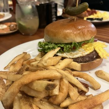 Busboys and Poets - Egg & Cheddar Burger* - Breakfast & Brunch Near Me - Washington, DC, District of Columbia Busboys and Poets - Egg & Cheddar Burger* - Breakfast & Brunch Near Me - Washington, DC, District of Columbia