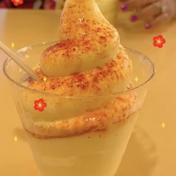 Kokoro Cafe - Dole whip with li hing powder and lilikoi syrup - Desserts Near Me - Honolulu, Hawaii