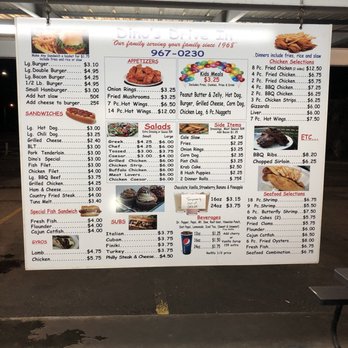 Dino's Drive In - Menu. - Barbeque Near Me - Winter Haven, Florida Dino's Drive In - Menu. - Barbeque Near Me - Winter Haven, Florida