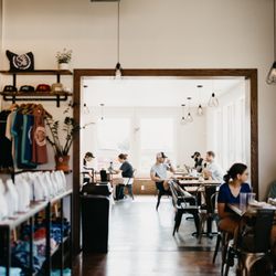 Splitlog Coffee Company - Our cozy coffee shop's interior is perfect for meetings, studying or just enjoying a cup of coffee.