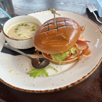 Local On North - Duluth - Salmon Sandwich and Onion Soup - New American Near Me - Duluth, Georgia Local On North - Duluth - Salmon Sandwich and Onion Soup - New American Near Me - Duluth, Georgia