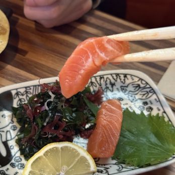 Nono Baru - The happy hour sashimi, not very happy, too mini. 5 dollar for not even quality of one piece - Izakaya Near Me - San Francisco, California Nono Baru - The happy hour sashimi, not very happy, too mini. 5 dollar for not even quality of one piece - Izakaya Near Me - San Francisco, California