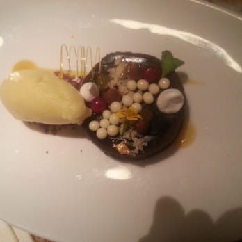 RIS - This scrumptious chocolate dessert with passion fruit... amazing! - New American Near Me - Washington, DC, District of Columbia RIS - This scrumptious chocolate dessert with passion fruit... amazing! - New American Near Me - Washington, DC, District of Columbia