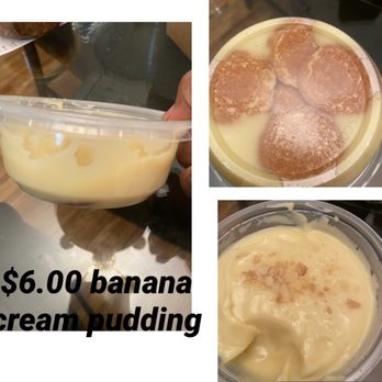 KB's BBQ Smokehouse - Six dollar Jell-O pudding with vanilla wafers at the bottom. - Barbeque Near Me - Irvington, New Jersey KB's BBQ Smokehouse - Six dollar Jell-O pudding with vanilla wafers at the bottom. - Barbeque Near Me - Irvington, New Jersey