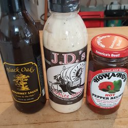 Davis and Eslick Grocery - Treasure from this great local market. White Sauce is for BBQ Yankee.