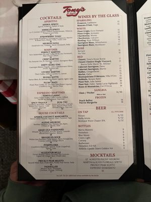Menu photo 6 Tony's Di Napoli New York, NY Menu photo 6 Tony's Di Napoli New York, NY
