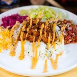 Conrad's Crabs and Seafood Market - Korean BBQ Shrimp Bowl on November kitchen specials!
