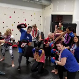 Celebrating my birthday with Muay Thai & Mai Tais! Please don't hurt me! :-)