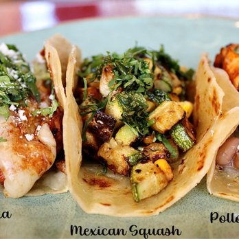Fonda Moderna - Carne Asada, Mexican squash and Pollo a las Brasas Tacos - Tacos Near Me - Newport Beach, California Fonda Moderna - Carne Asada, Mexican squash and Pollo a las Brasas Tacos - Tacos Near Me - Newport Beach, California