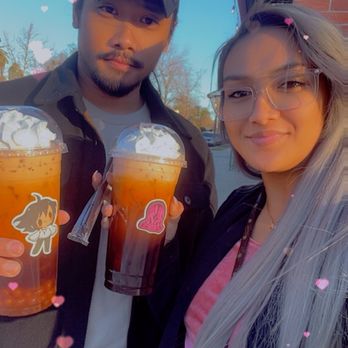 Hai Mochi House - Stickers on cups very cute! My husband and I celebrating our 10 year anniversary best way to finish off our date. - Bubble Tea Near Me - Marysville, California Hai Mochi House - Stickers on cups very cute! My husband and I celebrating our 10 year anniversary best way to finish off our date. - Bubble Tea Near Me - Marysville, California