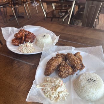 Choong Man Chicken - Ashburn - Lunch Special -- soy garlic & spicy soy garlic - Chicken Wings Near Me - Ashburn, Virginia Choong Man Chicken - Ashburn - Lunch Special -- soy garlic & spicy soy garlic - Chicken Wings Near Me - Ashburn, Virginia