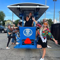 The Oshkosh Pedal Trolley is a blast!