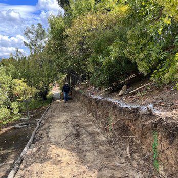 Alameda Engineering - Site Prep for Large Retaining Wall - General Contractors Near Me - Castro Valley, California