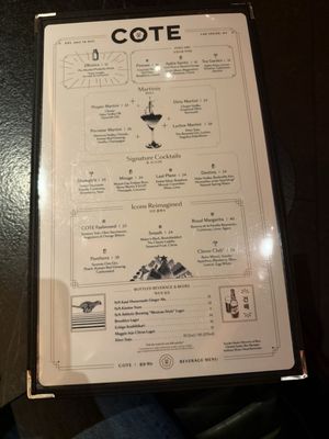 Menu photo 3 COTE Las Vegas, NV Menu photo 3 COTE Las Vegas, NV