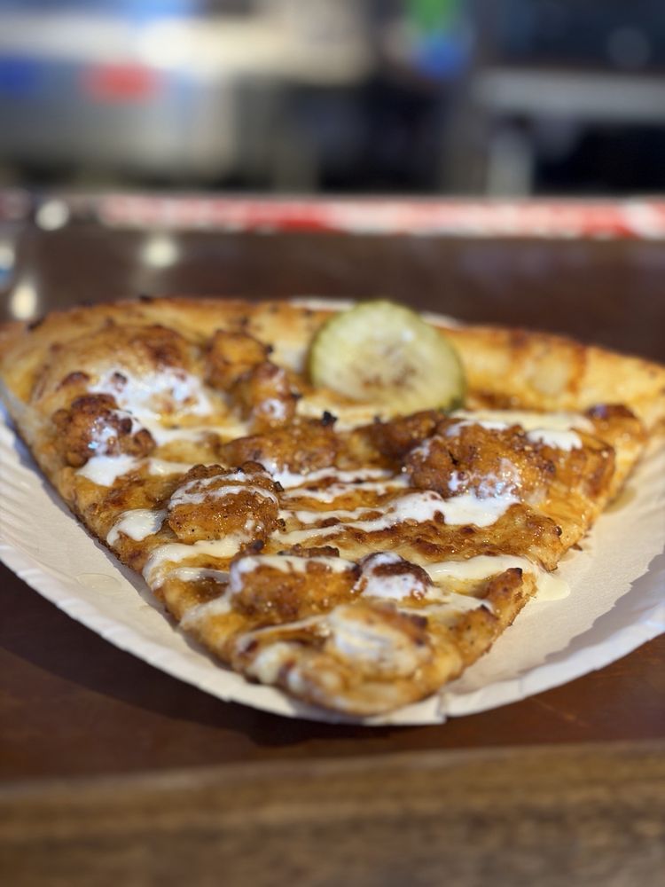 Food from Mikey's Late Night Slice