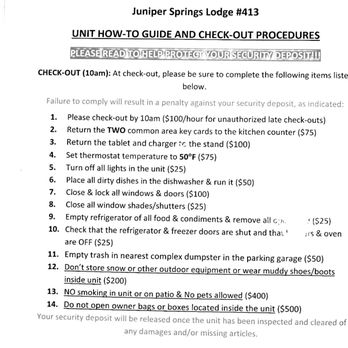 Juniper Springs Resort - Rules and how much they will fine you for EVERYTHING - Hotels Near Me - Mammoth Lakes, California Juniper Springs Resort - Rules and how much they will fine you for EVERYTHING - Hotels Near Me - Mammoth Lakes, California
