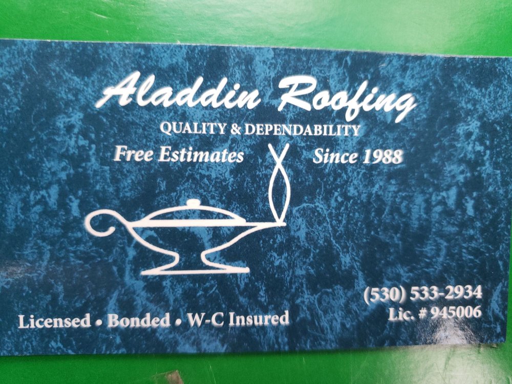 Slide of Aladdin Roofing
