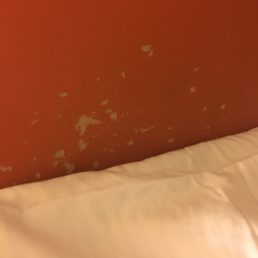 Headboard plasticy outer layer is peeling off