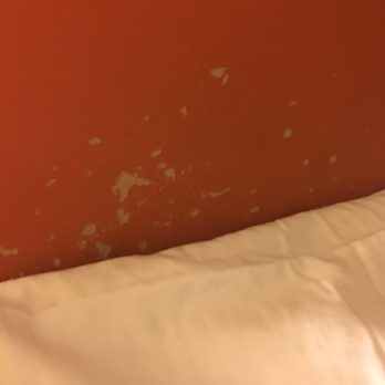 La Quinta by Wyndham Mobile - Tillman's Corner - Headboard plasticy outer layer is peeling off - Hotels Near Me - Mobile, Alabama