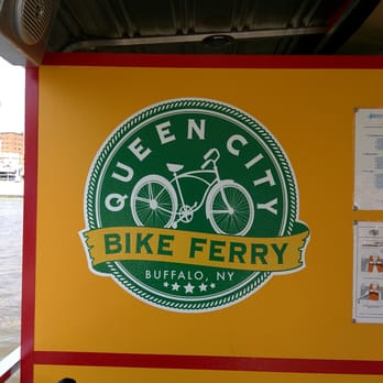Queen City Bike Ferry - On the ferry - Public Transportation Near Me - Buffalo, New York