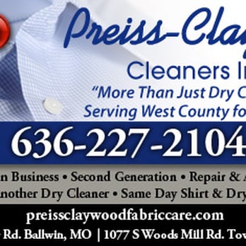 Preiss-Claywood Cleaners - Preiss-Claywood Cleaners Powered By YellowPageCity.com - Laundry Services Near Me - Ballwin, Missouri Preiss-Claywood Cleaners - Preiss-Claywood Cleaners Powered By YellowPageCity.com - Laundry Services Near Me - Ballwin, Missouri