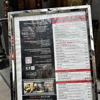 Thelewala - Menu - Indian Near Me - New York, New York Thelewala - Menu - Indian Near Me - New York, New York