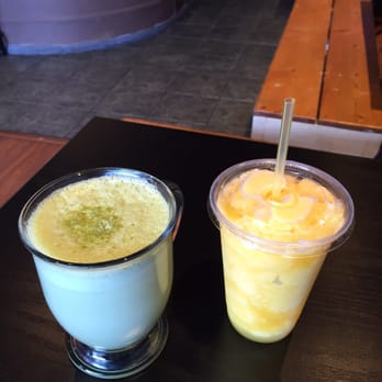Cafe Orange - Green tea latte and cafe orange - Desserts Near Me - Garden Grove, California