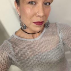 Alaskan Dames Consignment Shop - This beautiful silver top received all the compliments!! I matched it with some super comfy yet chic dress pants.