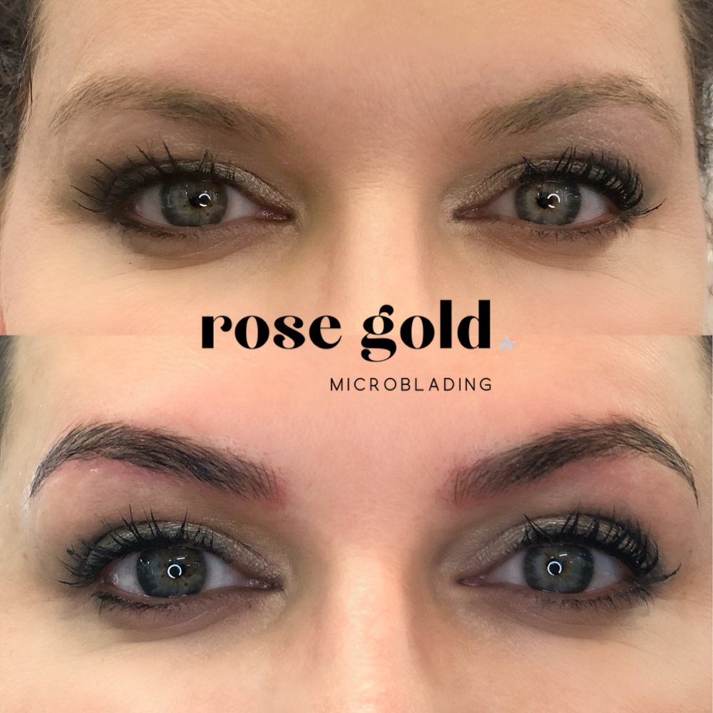 Rose Gold Microblading Logo