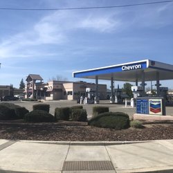 Chevron - View of Chevron ExtraMile food mart on Sylvan & Oakdale Rd., Modesto, CA.