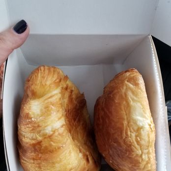 Boulangerie- A Proper Bakery - Our first peek at croissants - Original (R) and a chocolate croissant (L). These are why we are driving 5 hours to return for. - Bakeries Near Me - Kennebunk, Maine Boulangerie- A Proper Bakery - Our first peek at croissants - Original (R) and a chocolate croissant (L). These are why we are driving 5 hours to return for. - Bakeries Near Me - Kennebunk, Maine
