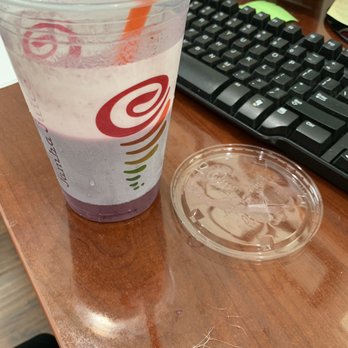Jamba - Plastic string in my berry smoothie. - Juice Bars & Smoothies Near Me - La Habra, California Jamba - Plastic string in my berry smoothie. - Juice Bars & Smoothies Near Me - La Habra, California