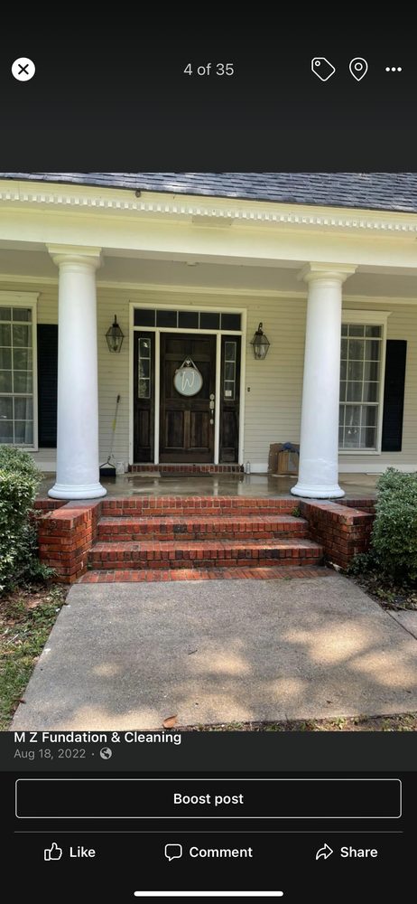 Slide of M Z Foundation & Cleaning